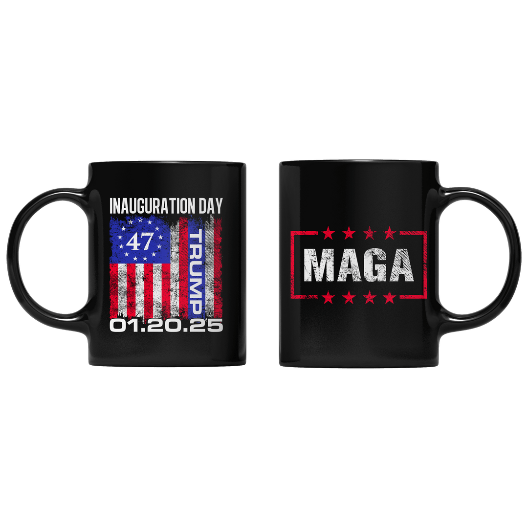 Black Inauguration Day Mug maga trump