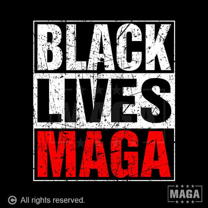 Black Lives MAGA maga trump