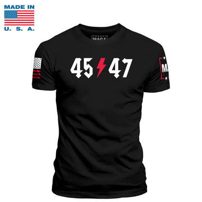 Black / S 45 47 Rock On Made in the USA maga trump