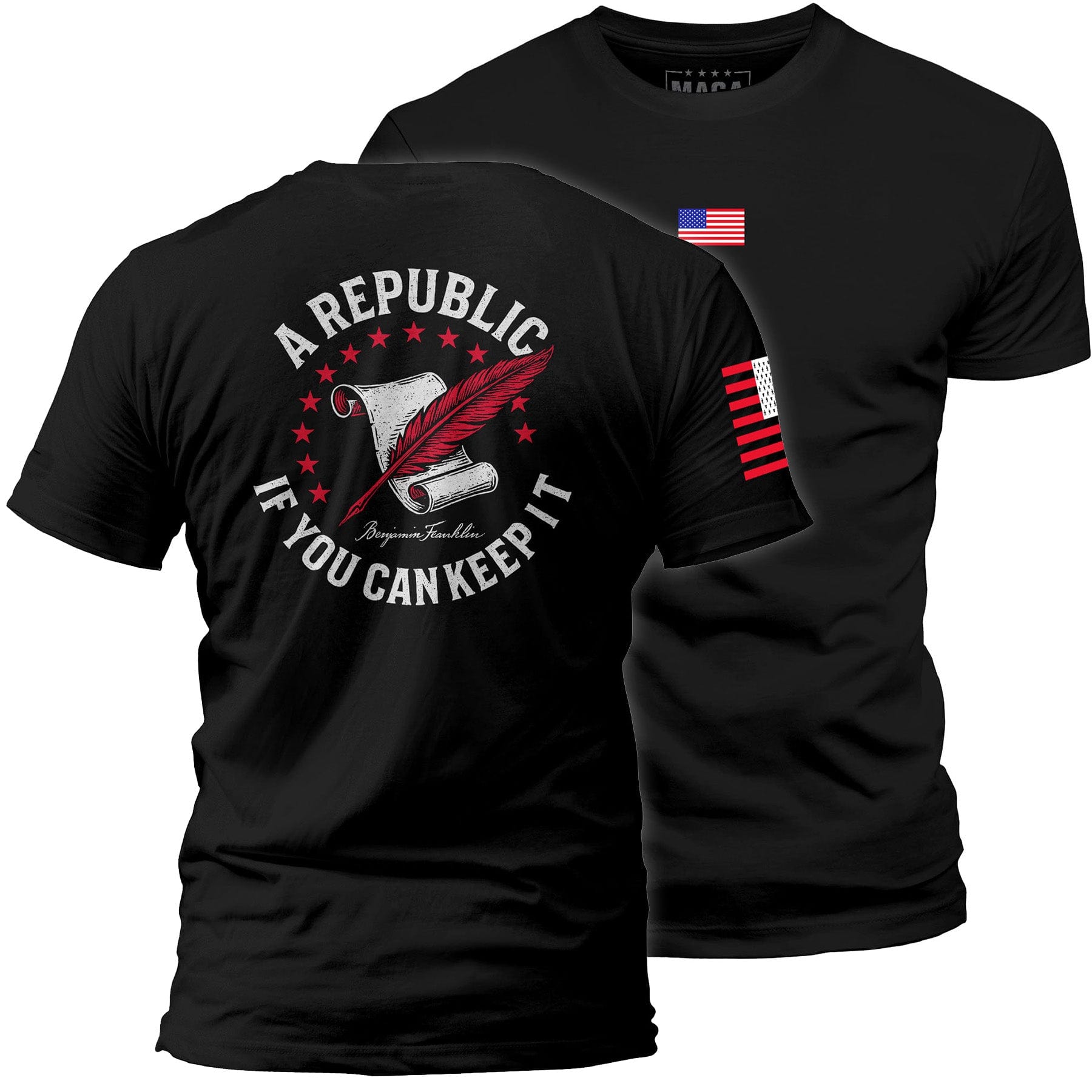 Black / S A Republic if you can keep it maga trump