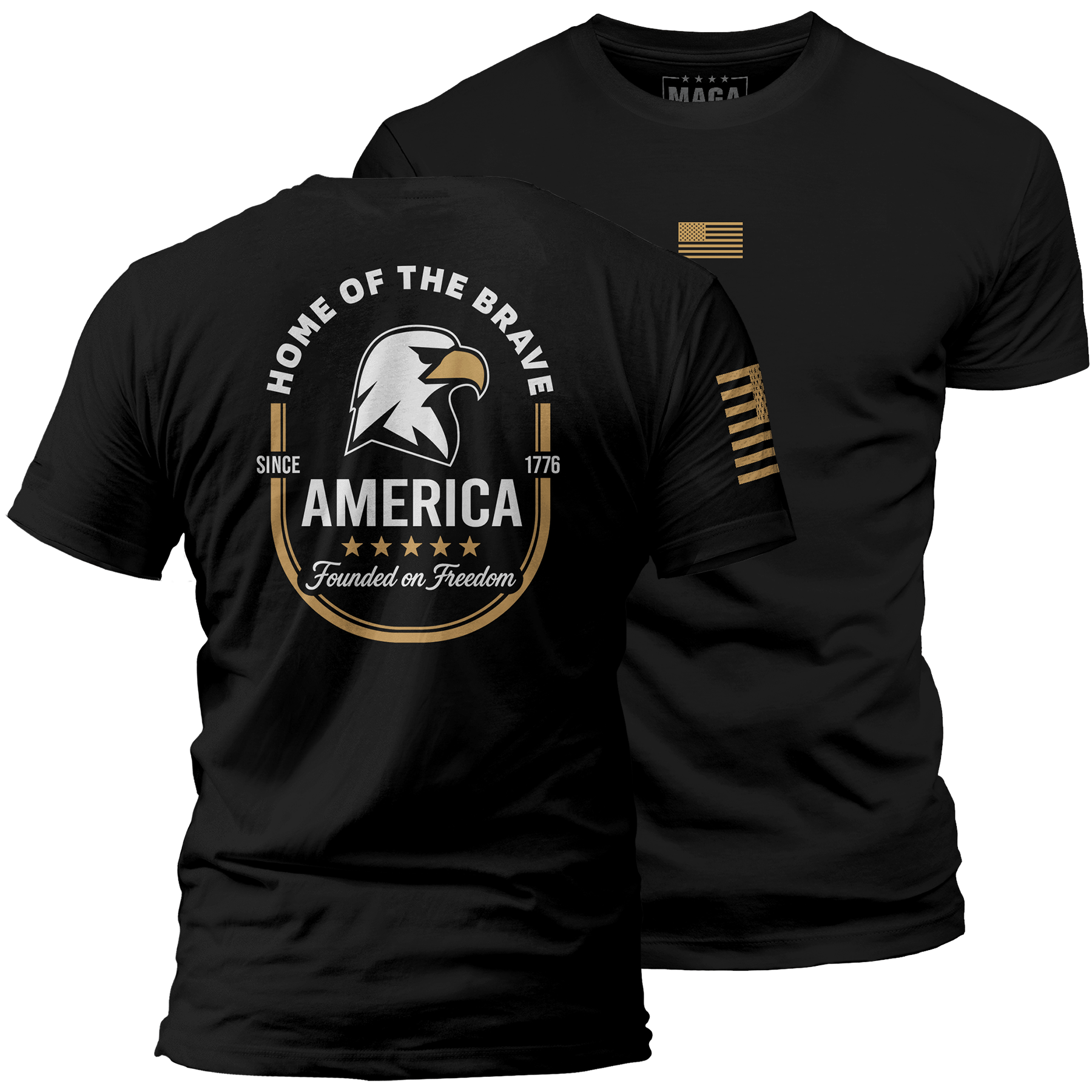 Black / S America Founded on Freedom maga trump