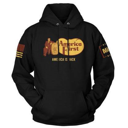 Black / S America is Back Hoodie maga trump