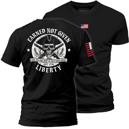 Black / S Earned Not Given maga trump