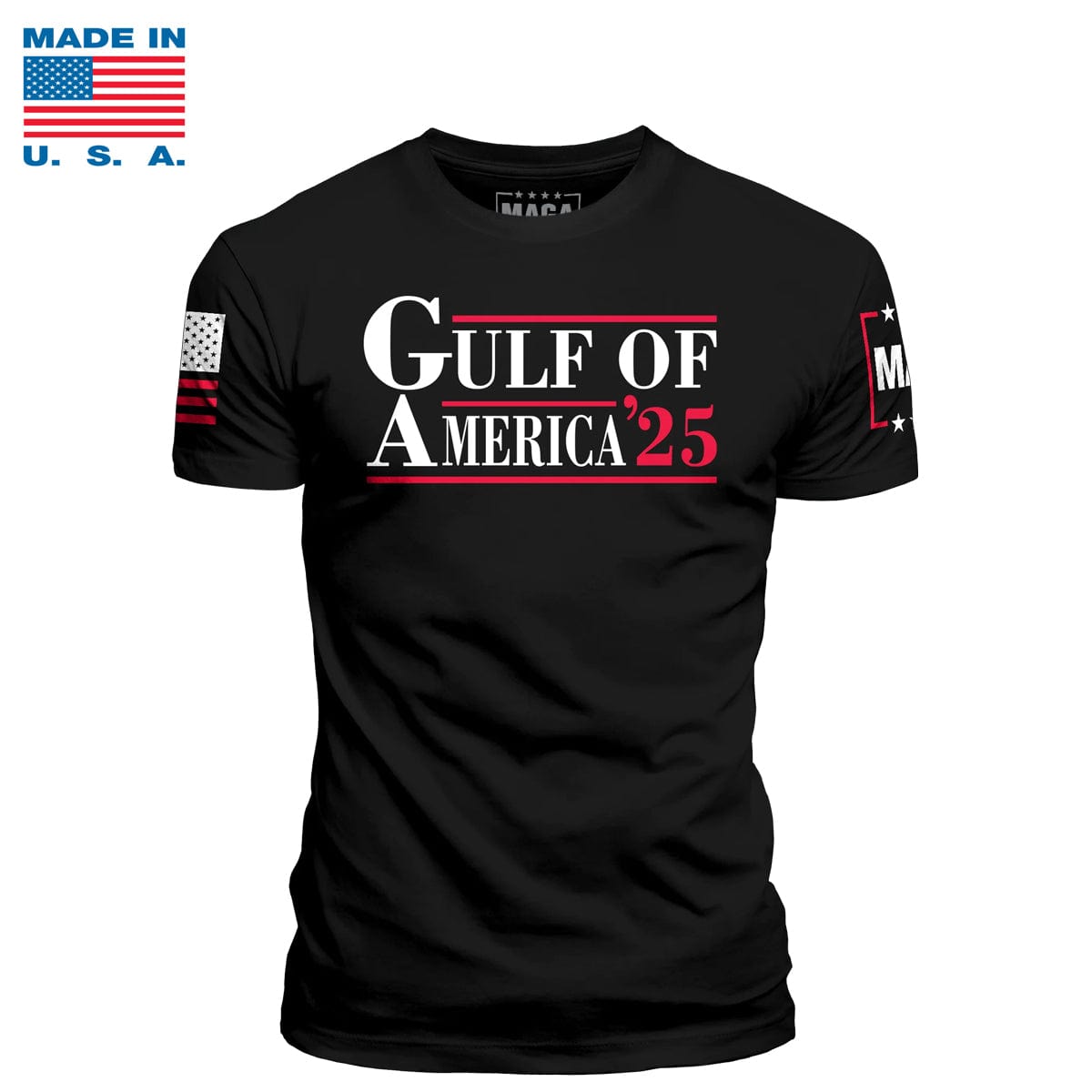 Black / S Gulf of America '25 Made in the USA maga trump