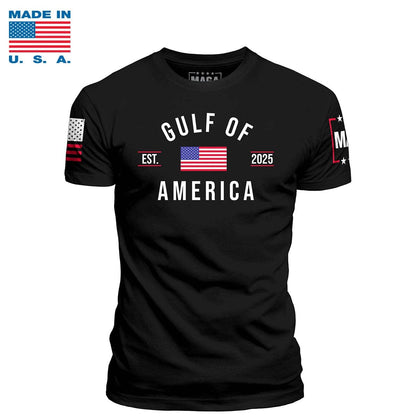 Black / S Gulf of America EST 2025 Made in the USA maga trump