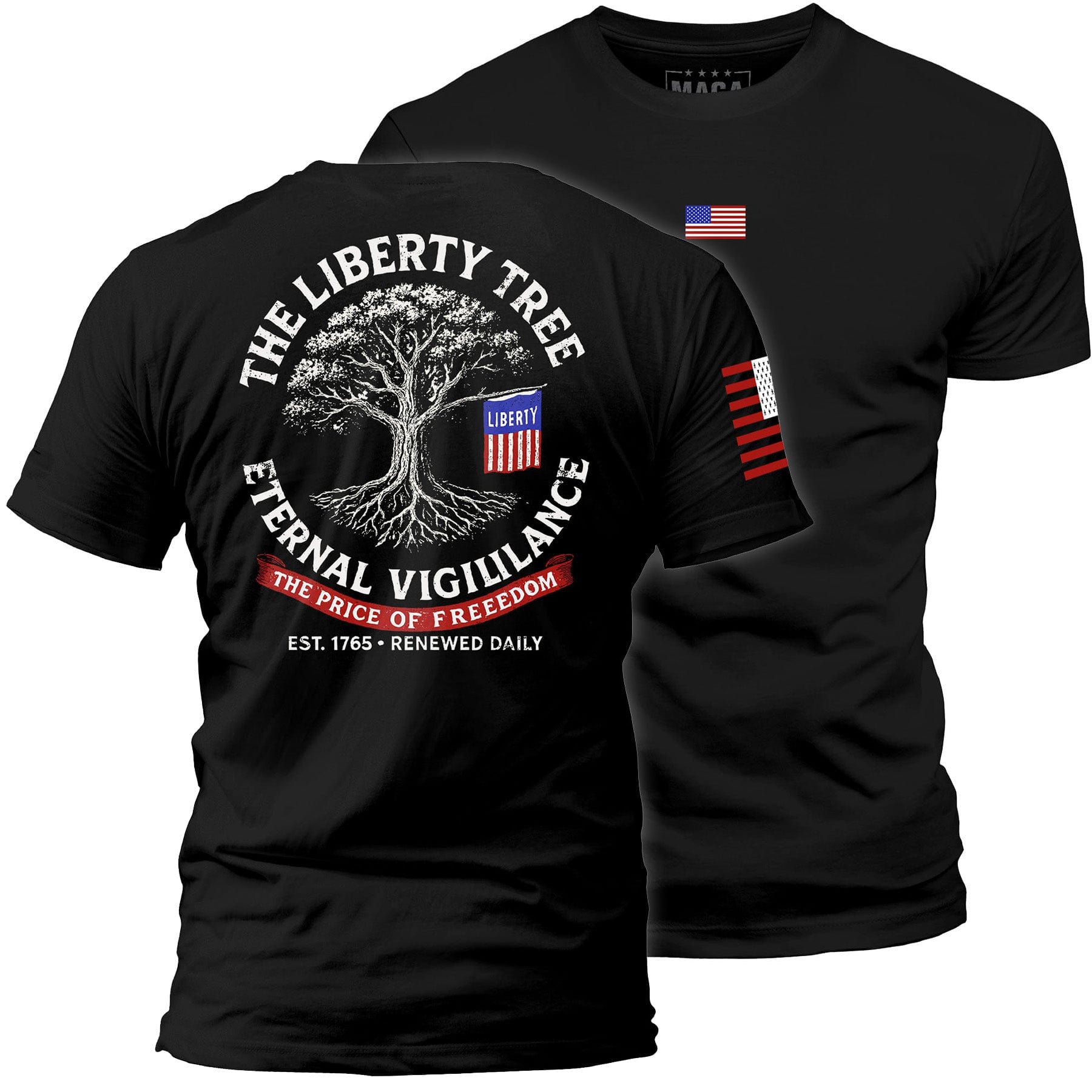 Black / S Liberty Tree maga trump