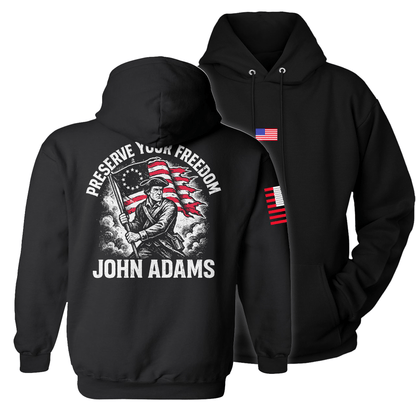Black / S Preserve Your Freedom Hoodie maga trump