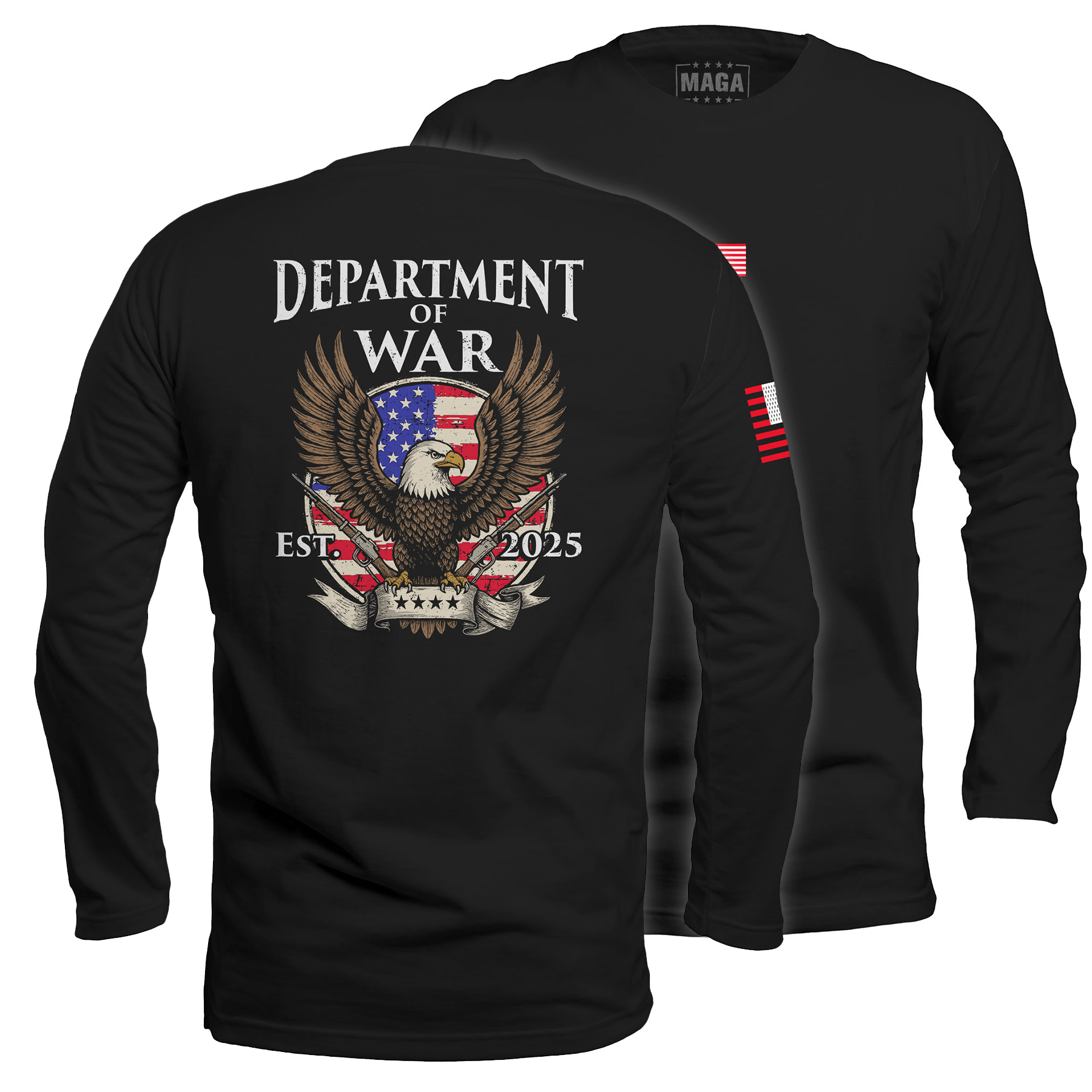 Black / S The Return of the Department of War Long Sleeve maga trump