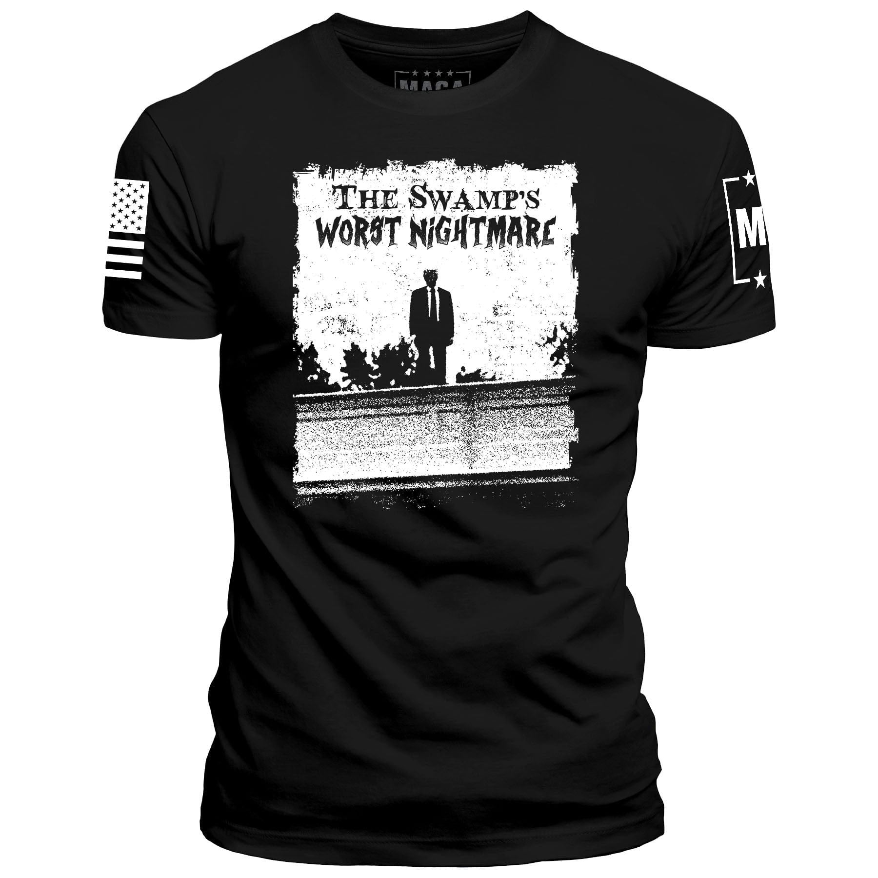 Black / S The Swamps Nightmare maga trump