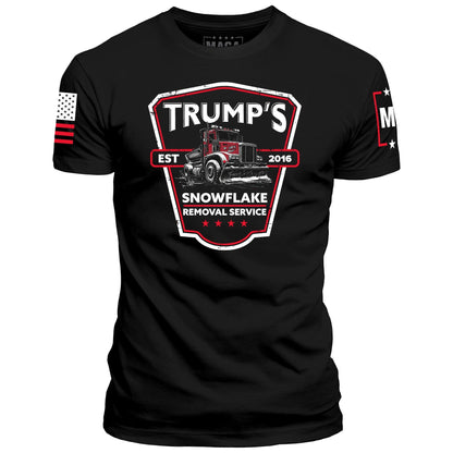 Black / S Trump's Snowflake Removal maga trump