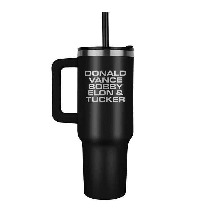 Black Team Save America 40oz Tumbler maga trump