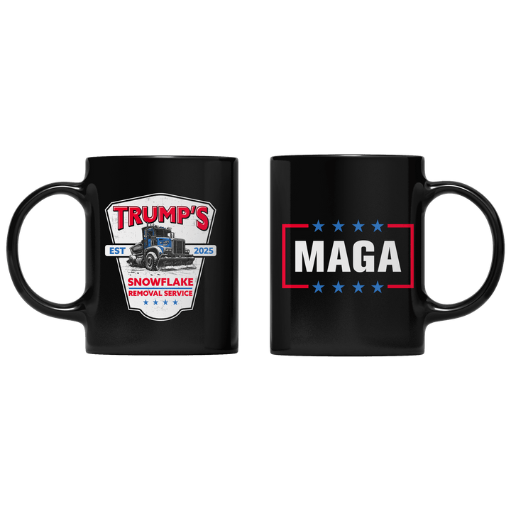 Black Trumps Snowflake Removal Mug maga trump