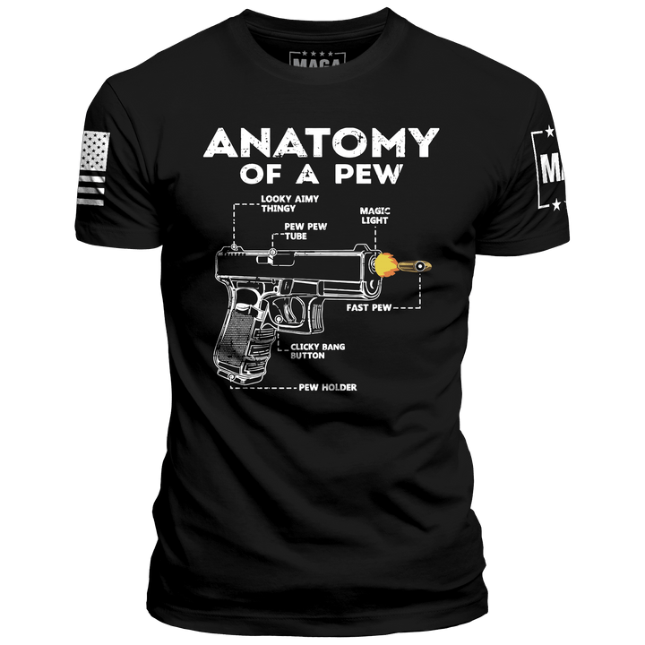 Black / XS Anatomy of Pew maga trump