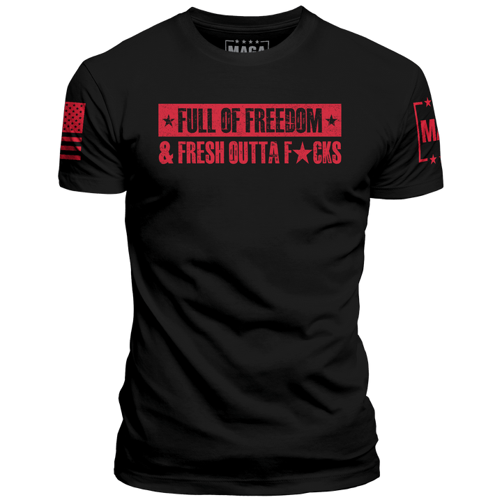 Black / XS Full of Freedom maga trump