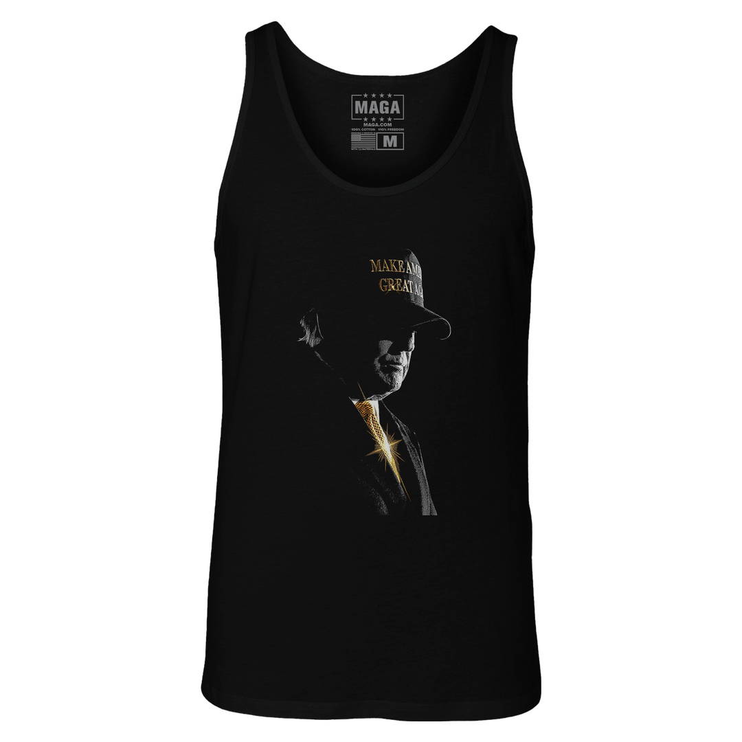 Black / XS Golden MAGA Tank Top maga trump