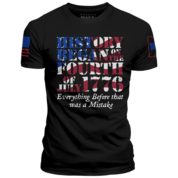 Black / XS History Began In 1776 maga trump