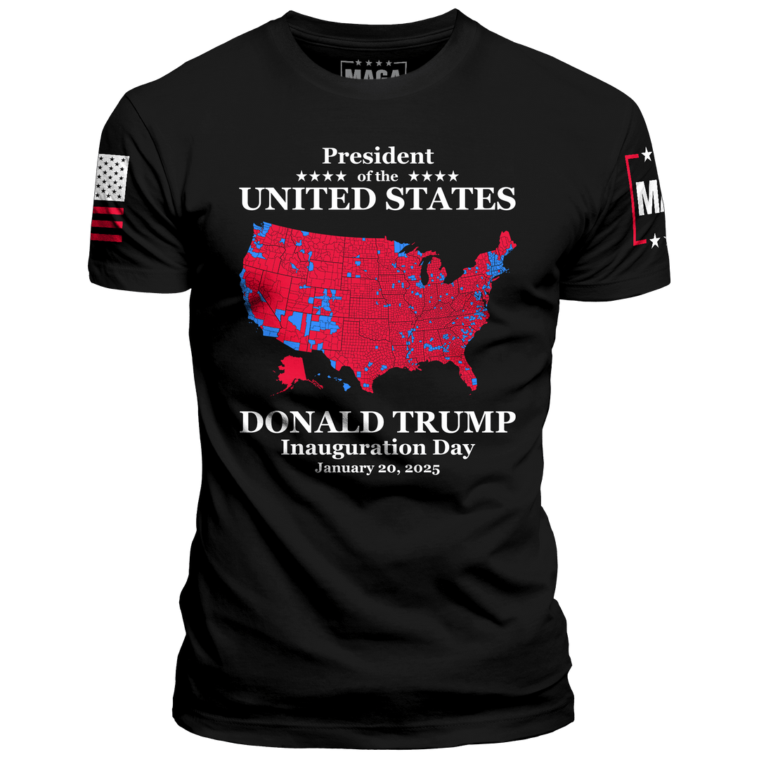 Black / XS Inauguration Day Electoral Map maga trump