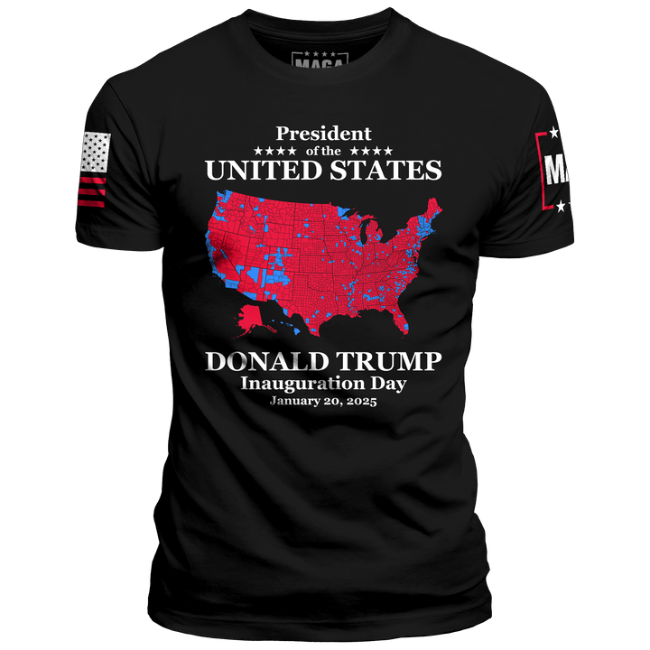 Black / XS Inauguration Day Electoral Map maga trump