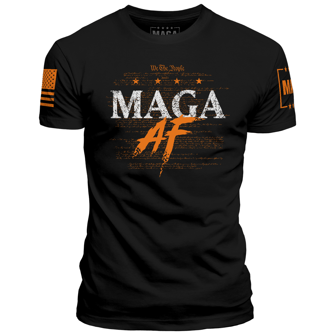 Black / XS MAGA AF Halloween maga trump