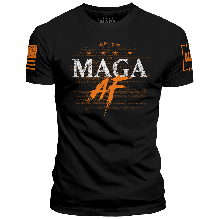 Black / XS MAGA AF Halloween maga trump