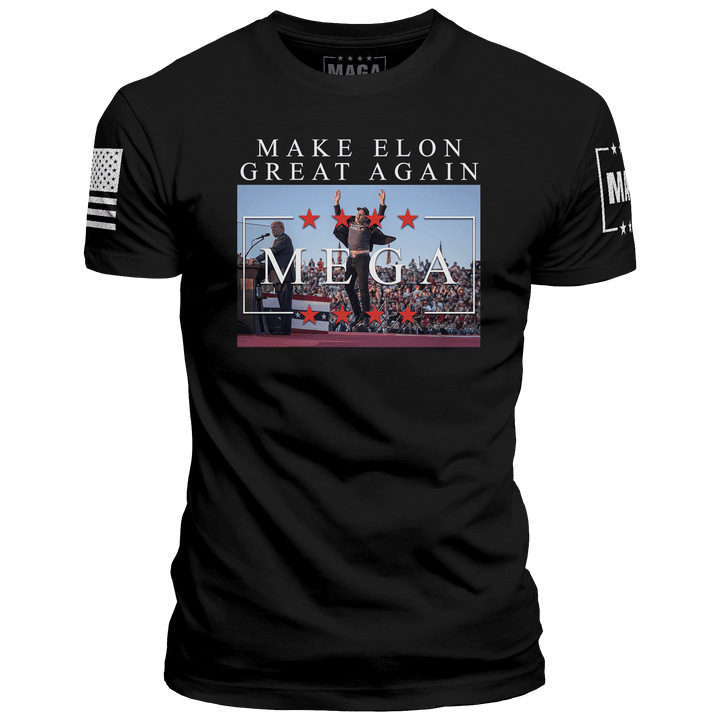 Black / XS MEGA - Make Elon Great Again maga trump