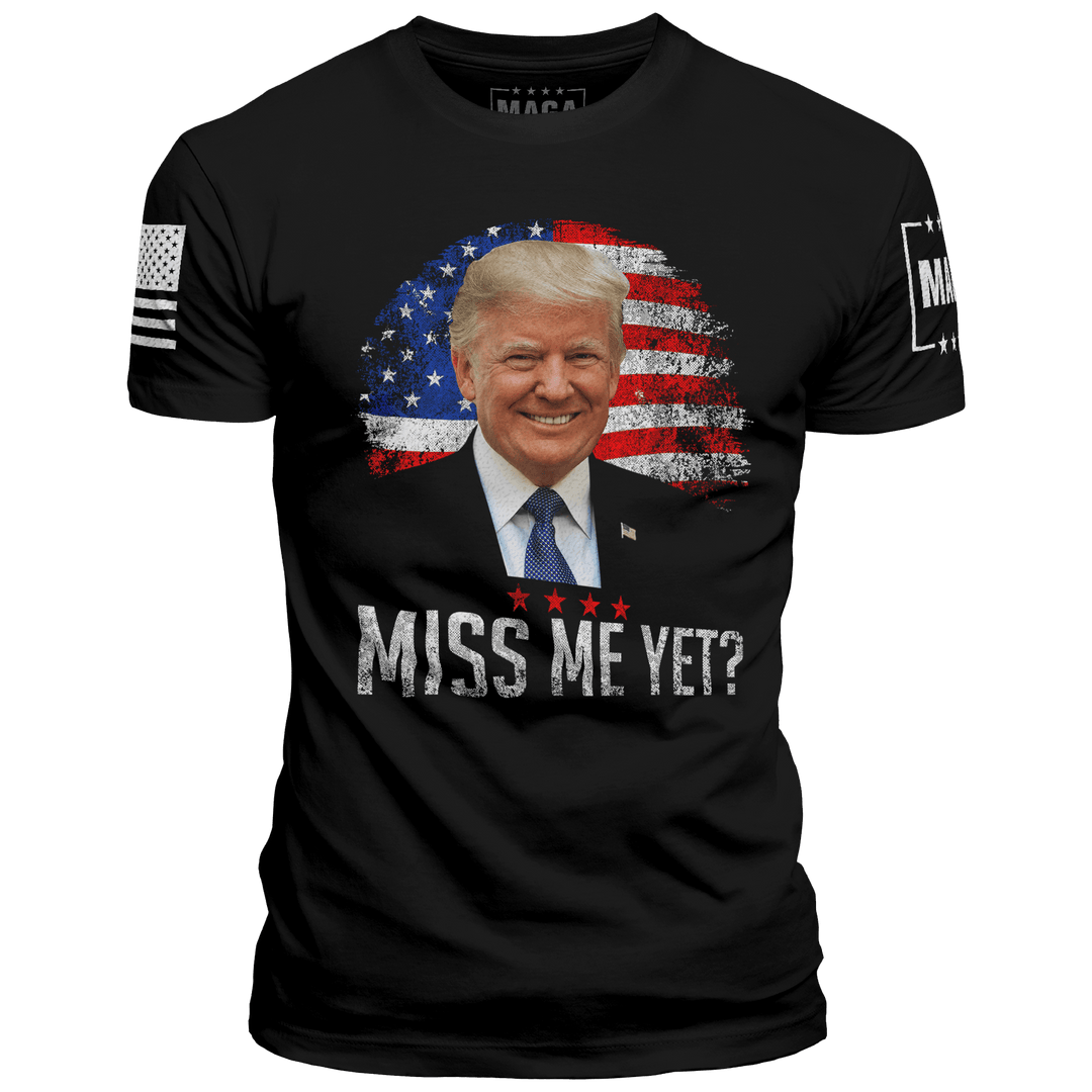 Black / XS Miss Me Yet? maga trump