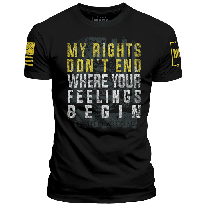 Black / XS My Rights Don't End maga trump