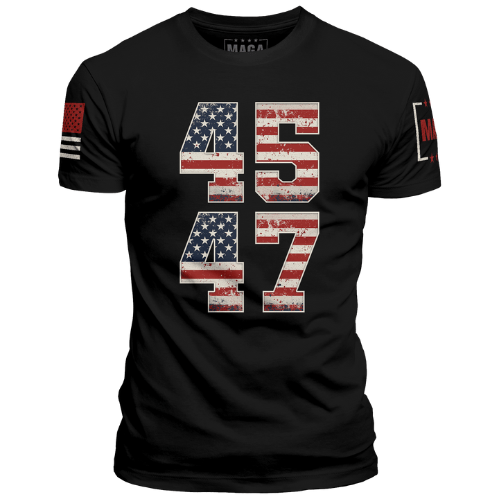 Black / XS Number 45 47 maga trump