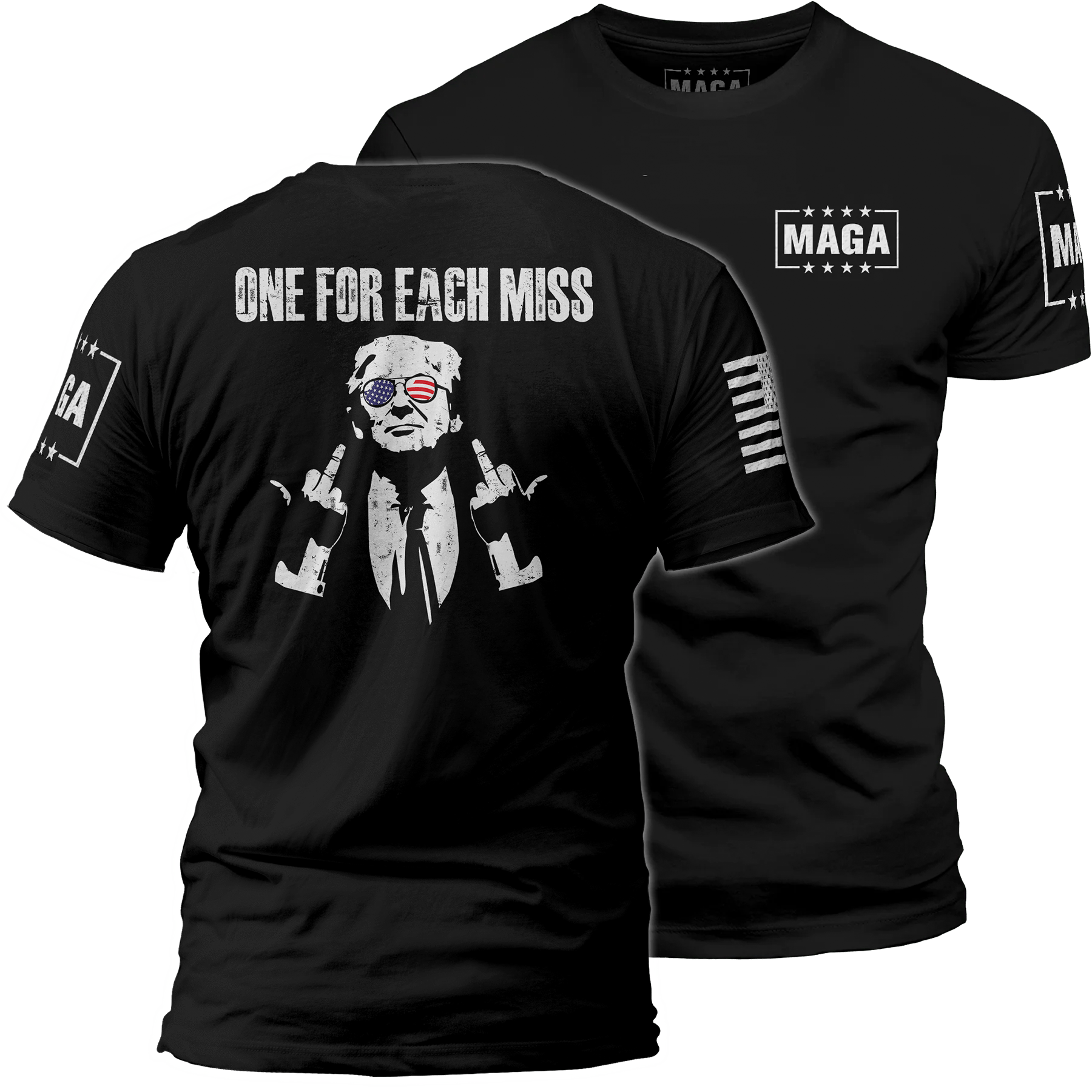 Black / XS One for Each Miss maga trump