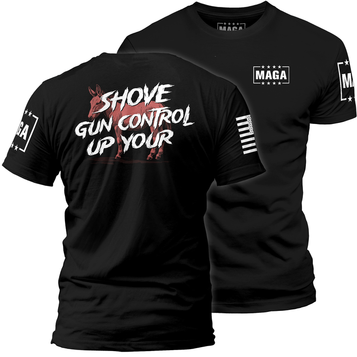 Black / XS Shove Gun Control Up Your maga trump