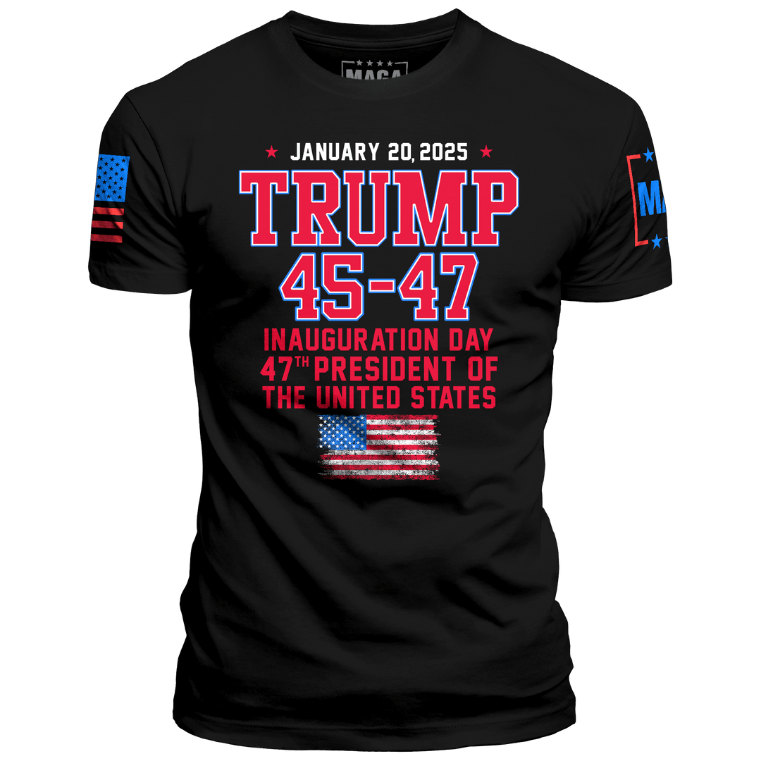 Black / XS TRUMP 45-47 maga trump