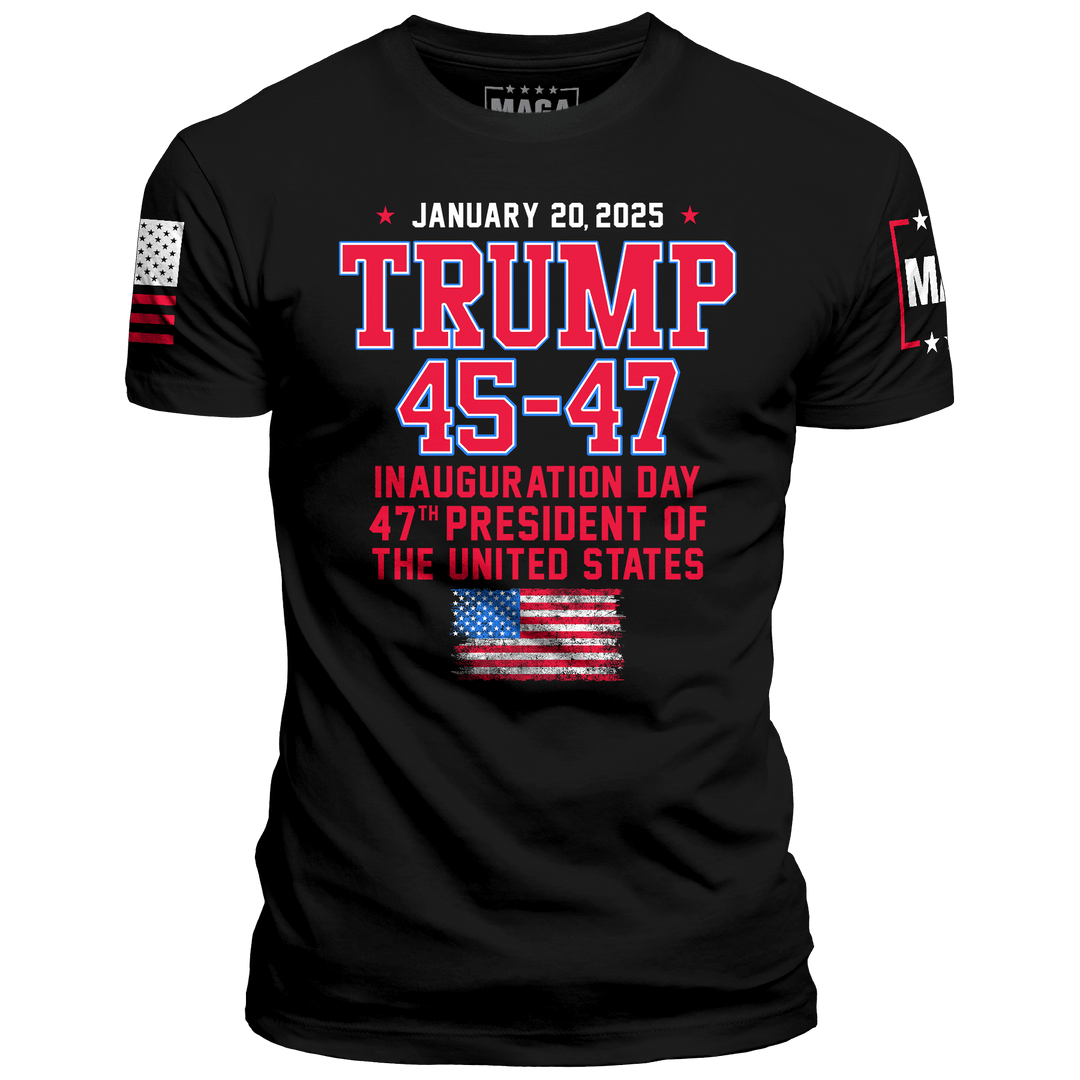 Black / XS TRUMP 45-47 maga trump