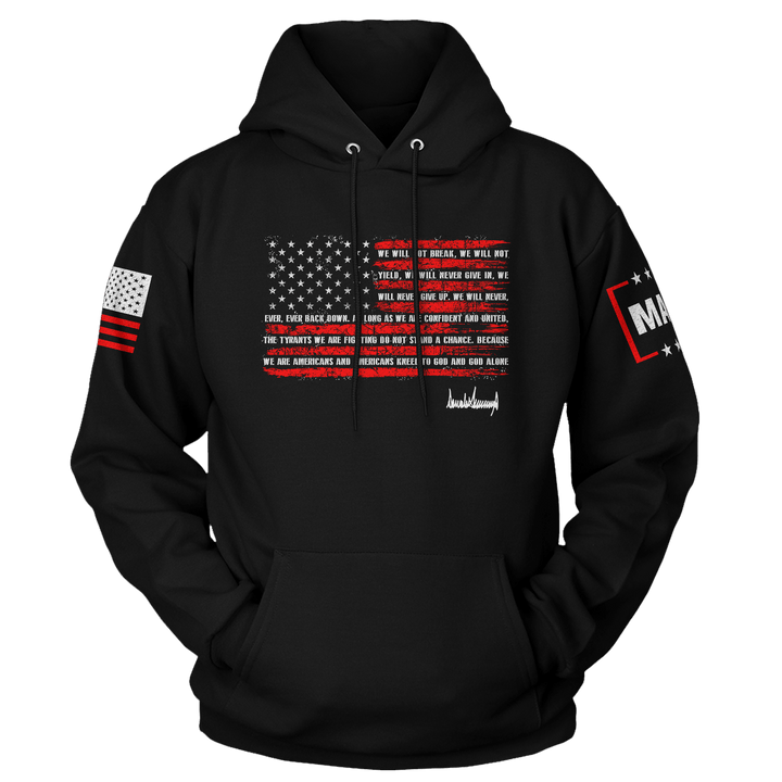 Black / XS Trump Nation Proclamation Hoodie maga trump