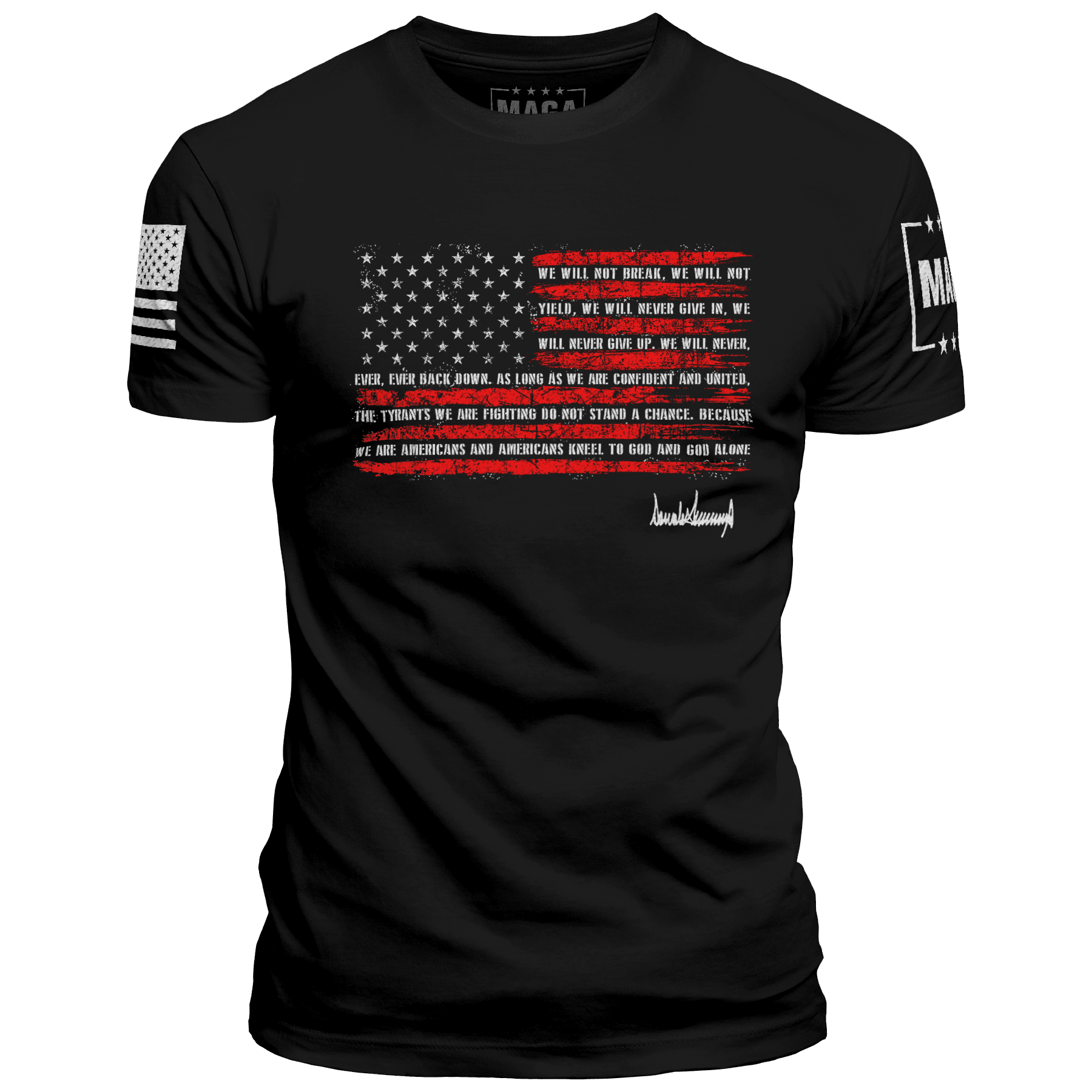 Black / XS Trump Nation Proclamation maga trump