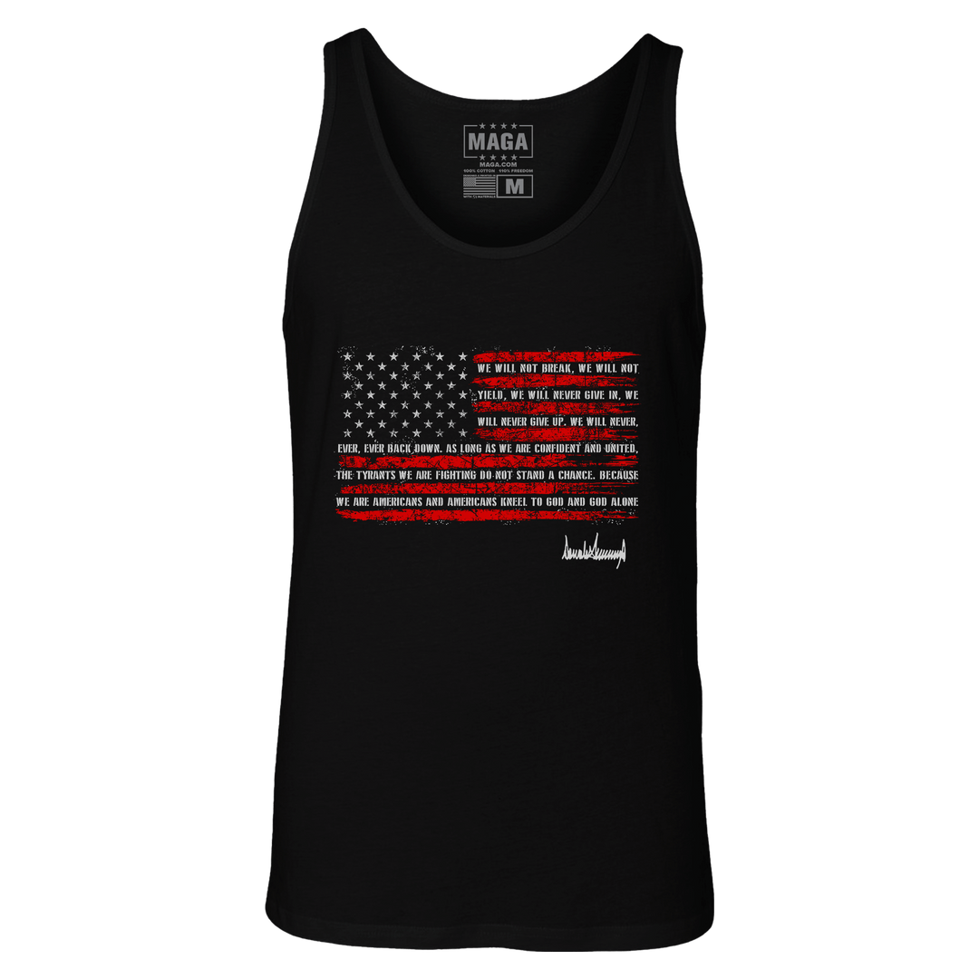 Black / XS Trump Nation Proclamation Tank Top maga trump