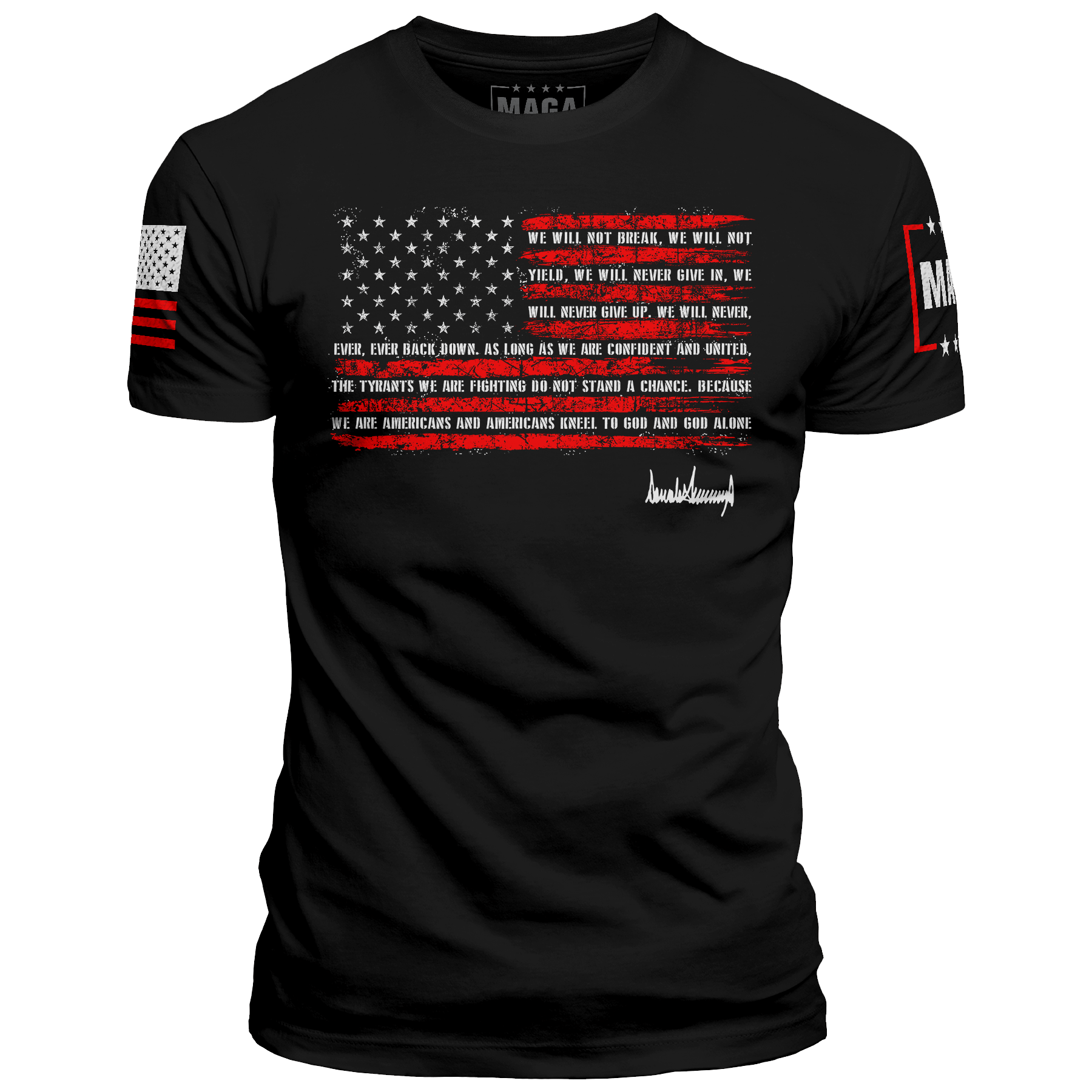 Black / XS Trump Nation Proclamation maga trump