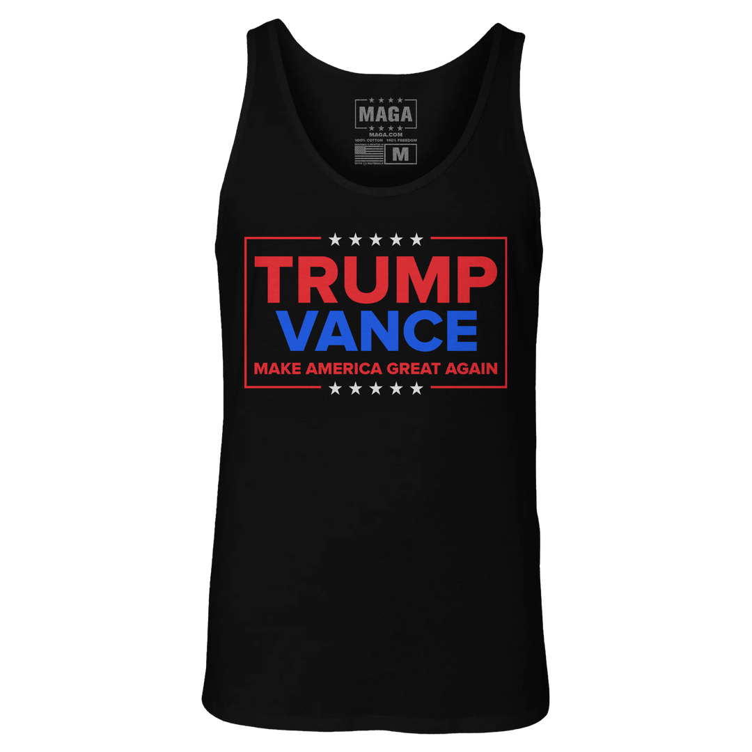 Black / XS Trump Vance - MAGA Tank Top maga trump