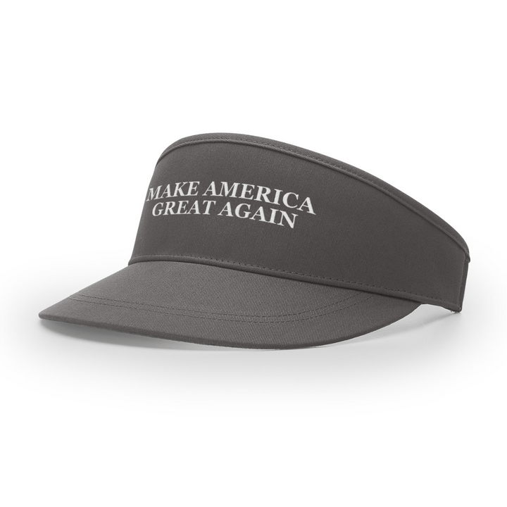 Classic Golf Visor / Charcoal Make America Great Again Visor maga trump