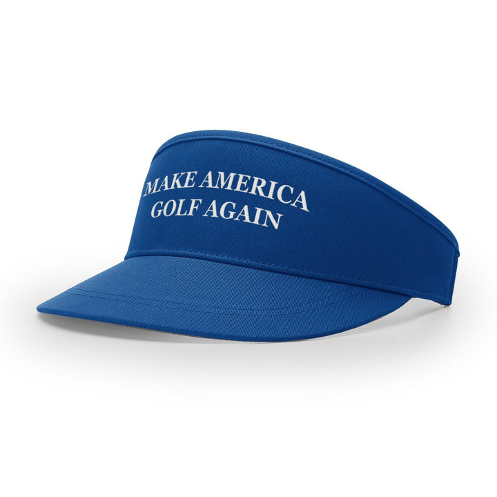 Classic Golf Visor / Royal Make America Golf Again Visor maga trump