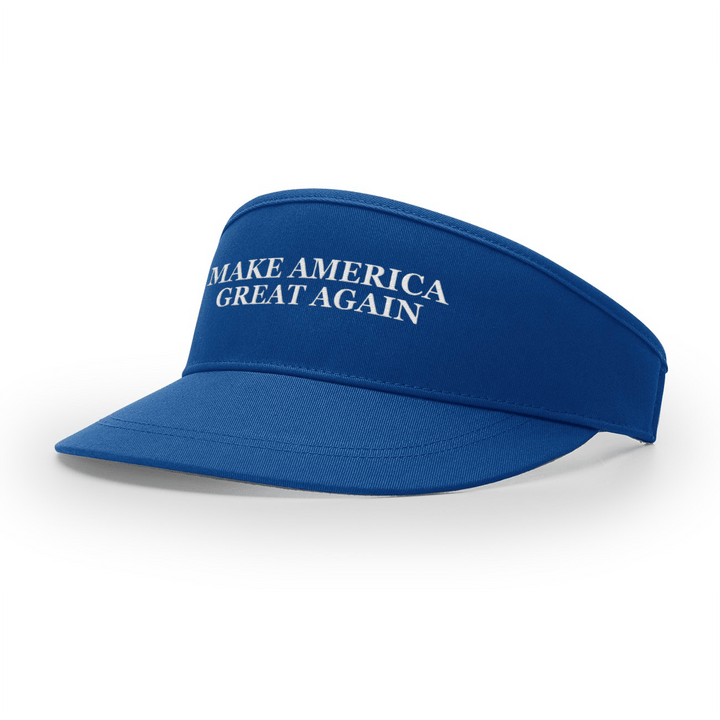 Classic Golf Visor / Royal Make America Great Again Visor maga trump