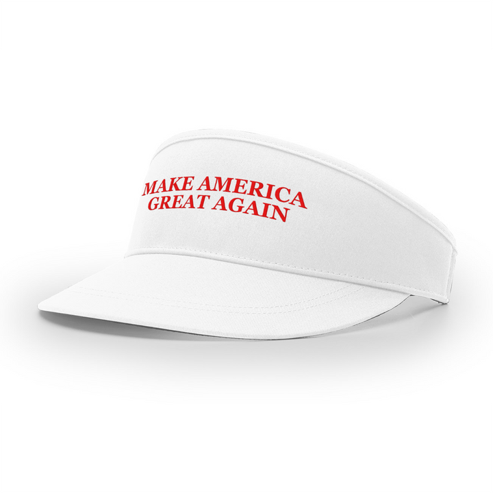 Classic Golf Visor / White Make America Great Again Visor maga trump