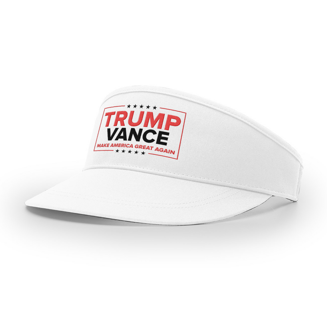 Classic Golf Visor / White Trump Vance MAGA Visor maga trump