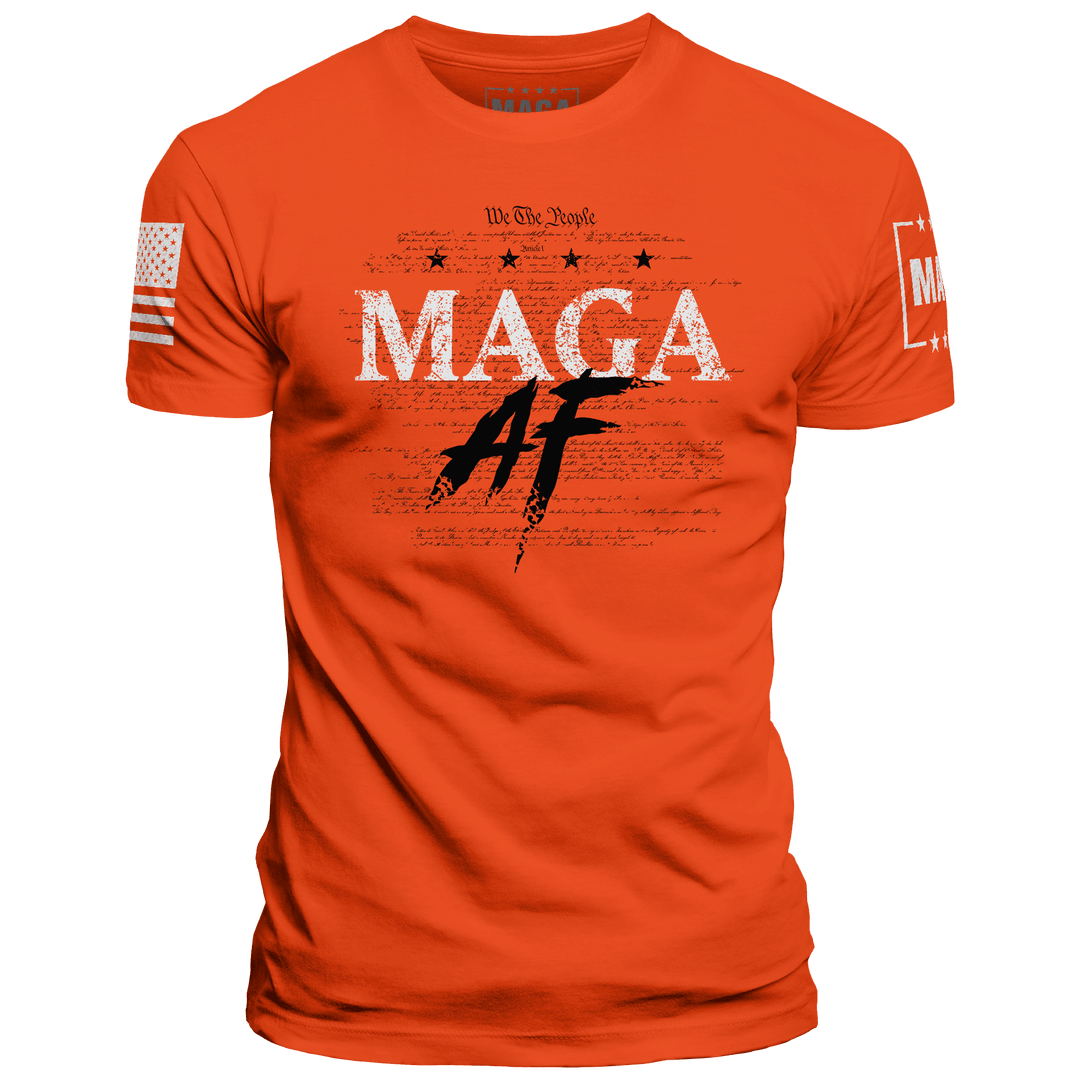 Classic Orange / XS MAGA AF Halloween maga trump