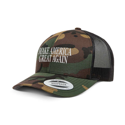 Classics Six-Panel Retro Trucker Cap / Camo / OS Make America Great Again Camo Edition Trucker Hat maga trump