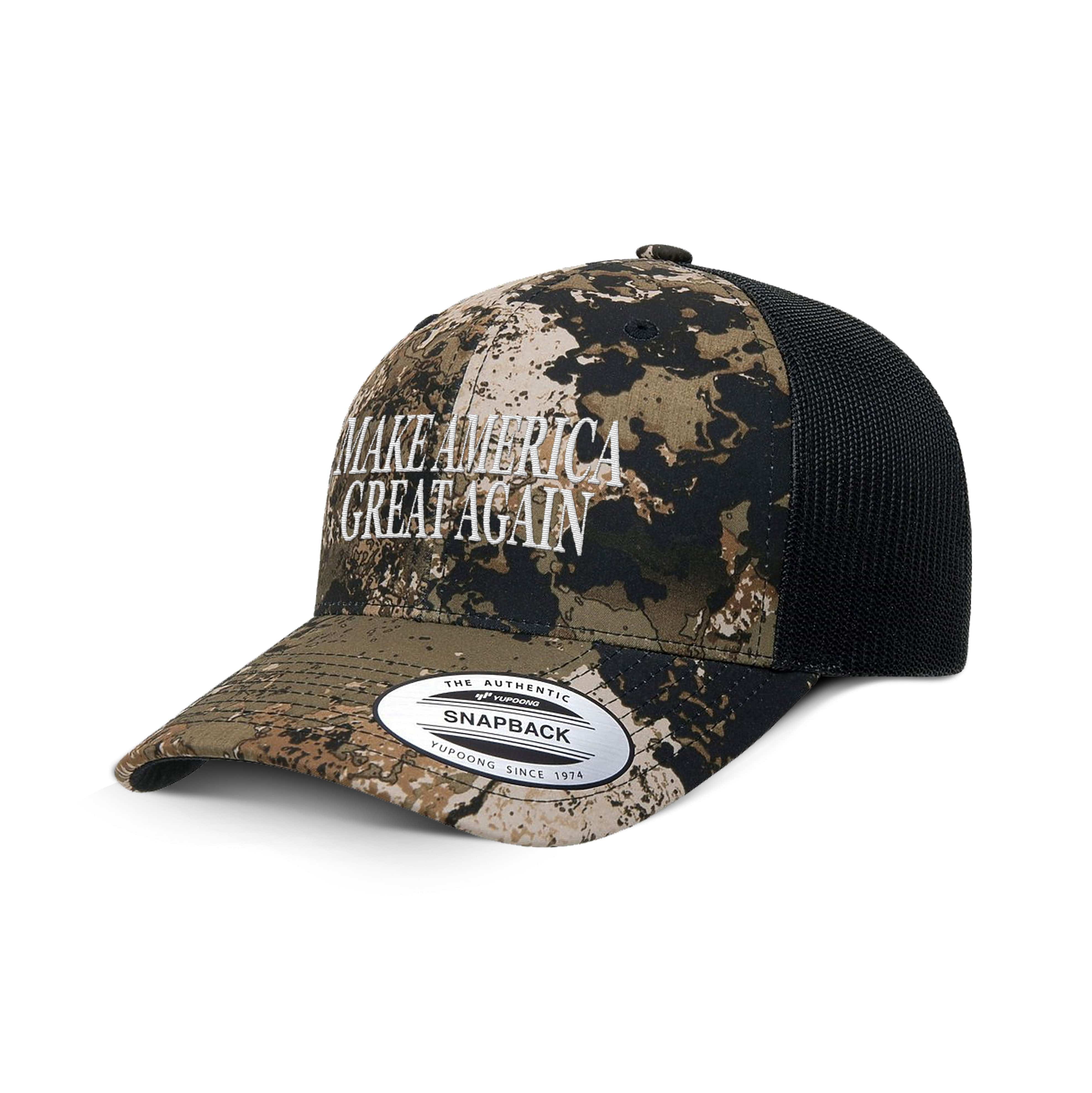 Classics Six-Panel Retro Trucker Cap / Veil Wideland / OS Make America Great Again Camo Edition Trucker Hat maga trump