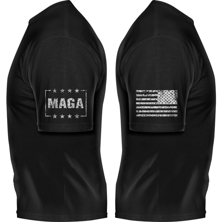 Dark MAGA - Moisture Wicking T-shirt maga trump