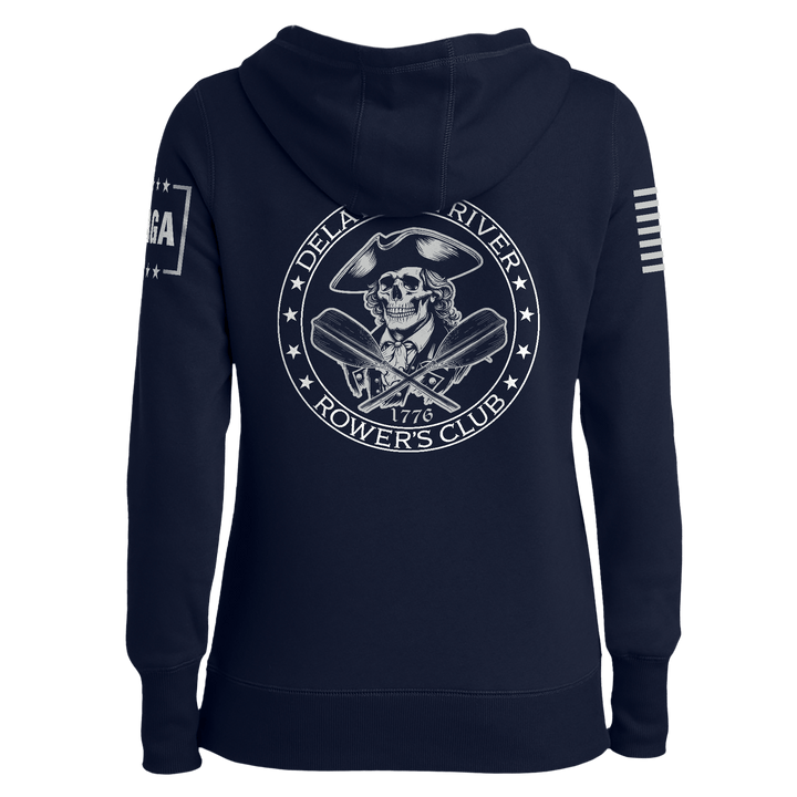 Delaware River Rowers Club Ladies Hoodie maga trump