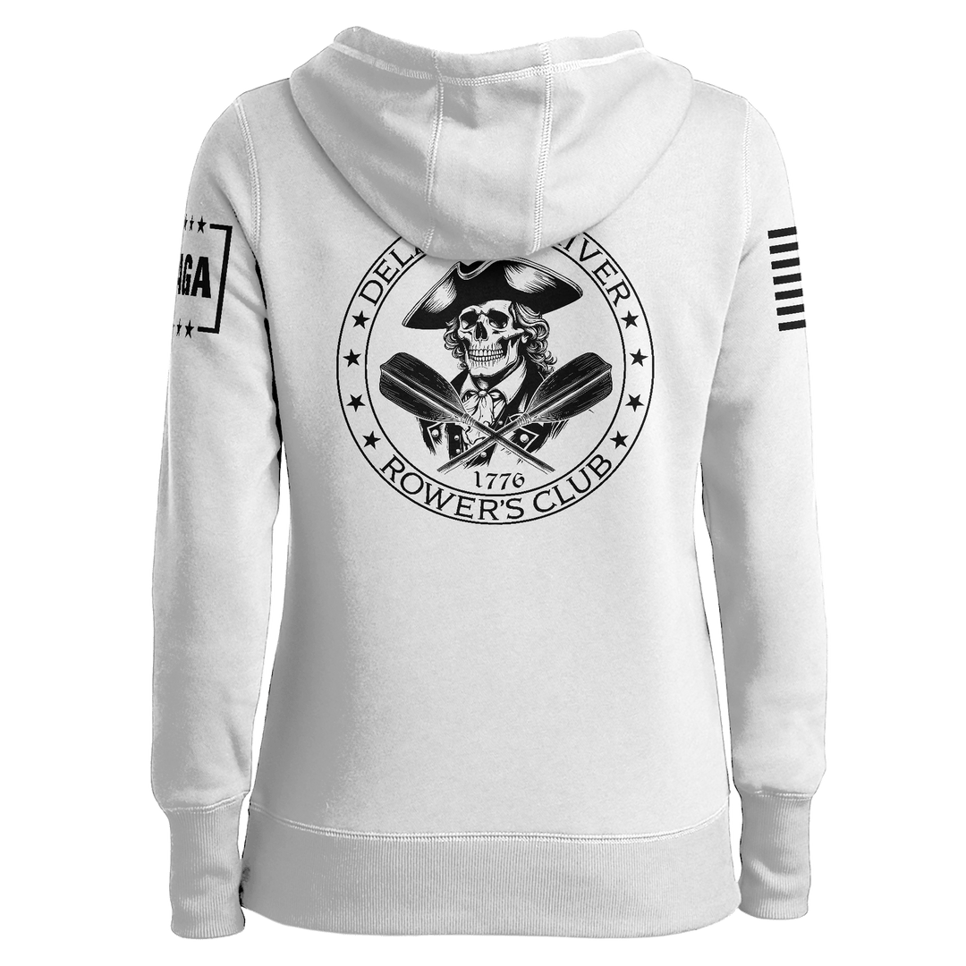 Delaware River Rowers Club Ladies Hoodie maga trump