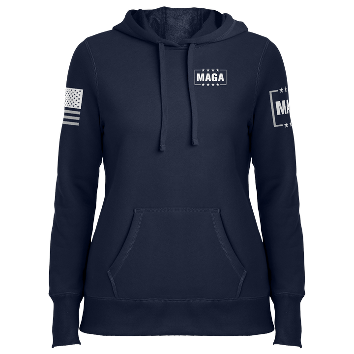 Delaware River Rowers Club Ladies Hoodie maga trump