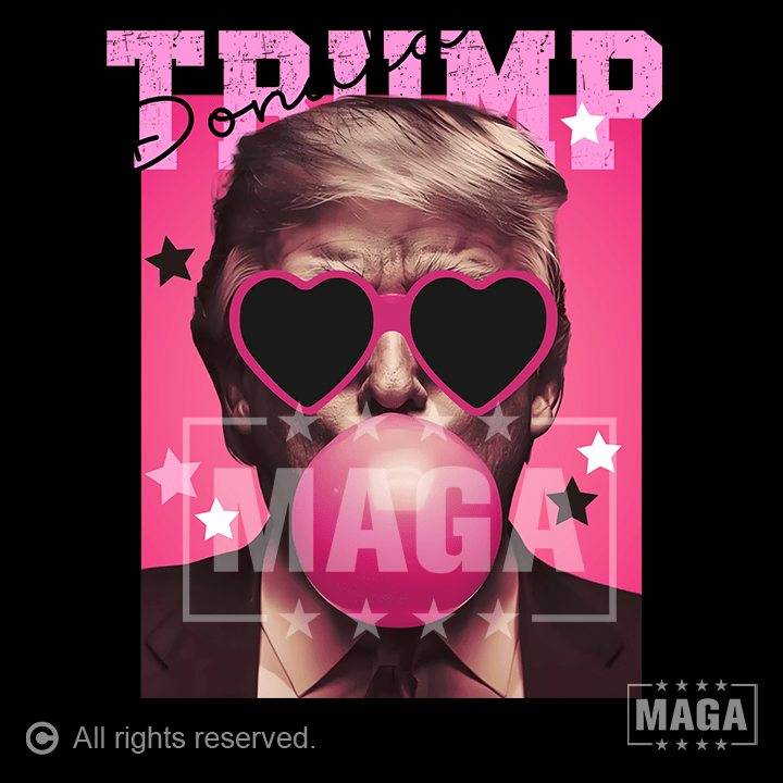 Donald Trump Bubblegum maga trump